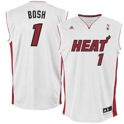 adidas nba replica home jersey miami heat|Mens Miami Heat Chris Bosh adidas White Replica Home Jersey .